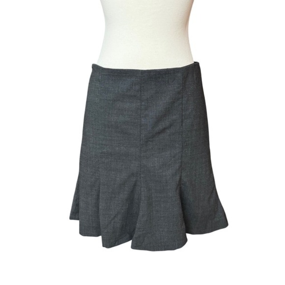 Y2K Express Women's Small Gray Tulip Skirt Office Siren corporate‎ wear business